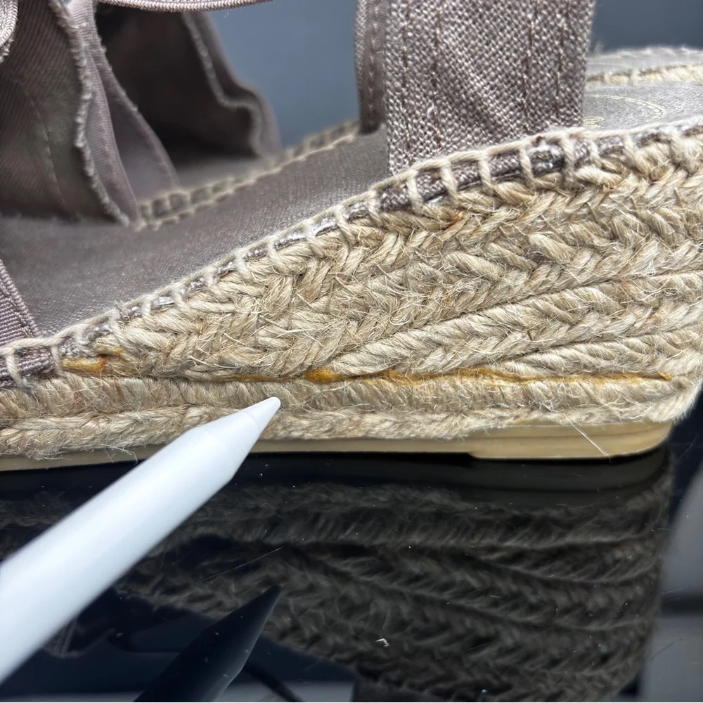 Toni Pons Ter Slingback Espadrille Wedge Sandals Size 6.5 - Picture 4 of 10